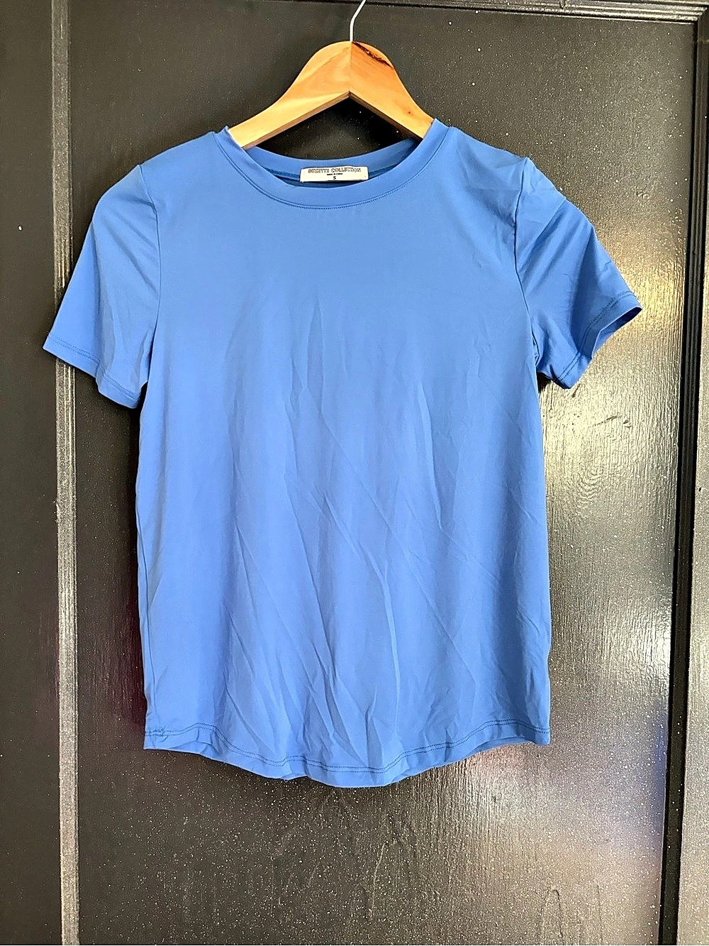 Suzette Collection Blue Tee Size Small Like New